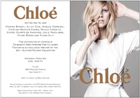CHLOE RECEPTION TO BENEFIT NEW YORKERS FOR CHILDREN